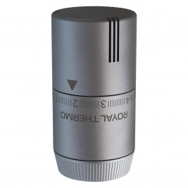Термоголовка жидкостная Royal Thermo Design М30х1,5 (серебристый)