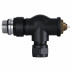 Набор термостатический осевой Royal Thermo Design Pro 15мм М30х1,5 (Черный)