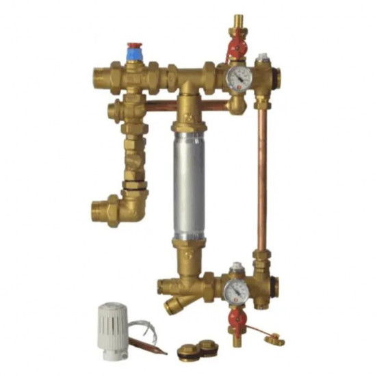 Узел смесительный Giacomini 1" без насоса, R557RY043