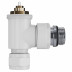 Набор термостатический угловой Royal Thermo Design Pro 15мм М30х1,5 (Белый)