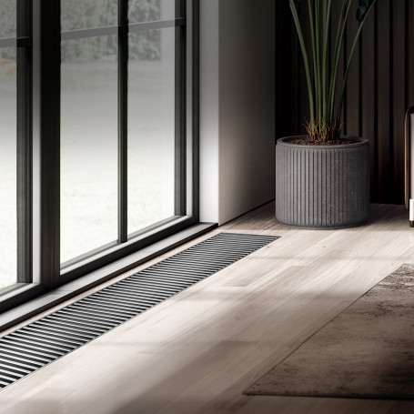 Конвектор внутрипольный Royal Thermo ATRIUM TURBO-80/300/3000-DG-U-NA