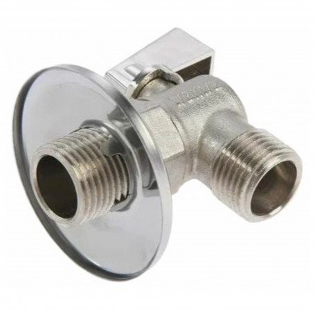 Кран шаровой TIM 1/2"х3/4" ВР/НР угловой, для бытовых приборов, хром BL5809