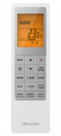 Сплит-система HISENSE, VIBE PRO SILVER EU DC Inverter 2026 WI-FI, AS-10UW4RLCHD00G(S) / AS-10UW4RLCHD00W