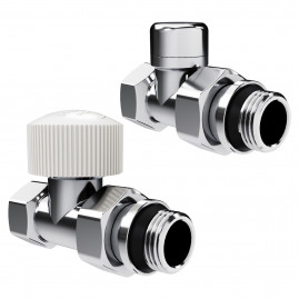 Набор термостатический прямой Royal Thermo Design 1/2"М30х1,5 (Хром)
