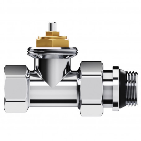 Набор термостатический прямой Royal Thermo Design 1/2"М30х1,5 (Хром)