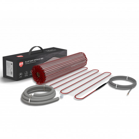 Мат нагревательный Royal Thermo Flat Mat RTFM 2-150-7 с терморегулятором RTI-16
