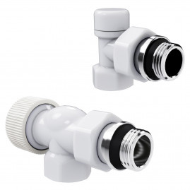 Набор термостатический осевой Royal Thermo Design 1/2"М30х1,5 (Белый)