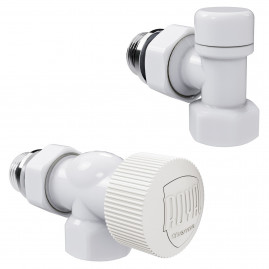Набор термостатический осевой Royal Thermo Design 1/2"М30х1,5 (Белый)