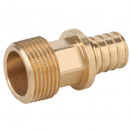 Переходник Gappo с наружной резьбой бронзовый 25-R 3/4"