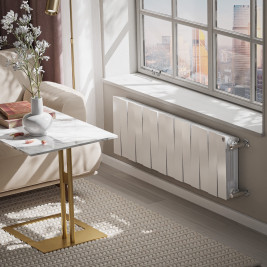 Радиатор биметаллический Royal Thermo PianoForte 300 Белый - 14 секц.