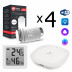 Комплект управления Royal Thermo для 4 радиаторов по Wi-Fi Smart Heat HH-01/THS30ZB, белый