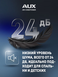 Настенная сплит-система AUX ASW-H07A4/FP-R1 + AS-H07A4/FP-R1, белый