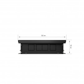 Конвектор внутрипольный Royal Thermo ATRIUM-90/300/1800-DG-U-DB