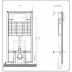 Инсталляция BETTOSERB SAVA FIX SLIM, клавиша смыва COOL, хром. глянец, SET40006469