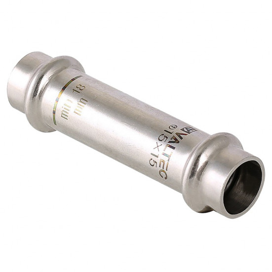 Муфта надвижная из нержавеющей стали 15х15 Valtec, (VTi.904) (уп. 5 шт)