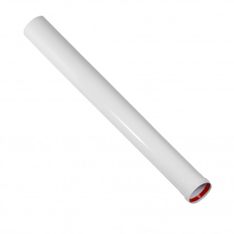 Удлинитель коаксиального дымохода раструбн. Royal Thermo 60/100, 1000 мм
