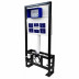 Инсталляция для унитаза BETTOSERB sava free standing, клавиша смыва хром матовый квадр.