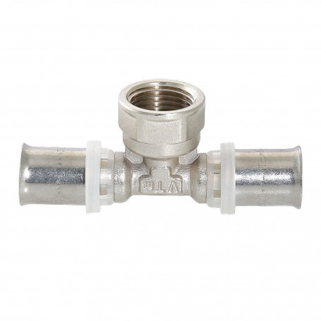 Тройник пресс Valtec VTm.232.N.160416 ВР 16х1/2"х16