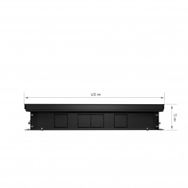 Конвектор внутрипольный Royal Thermo ATRIUM-75/400/1600-DG-U-DB