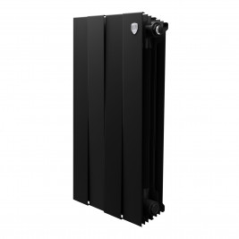 Радиатор биметаллический Royal Thermo PianoForte 500 Чёрный - 4 секц.
