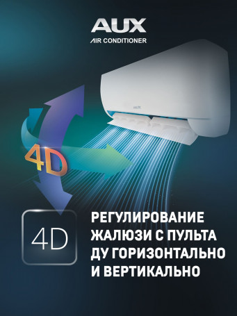 Настенная сплит-система AUX ASW-H18A4/JD-R2DI (v1) + AS-H18A4/JD-R2DI (v1), белый