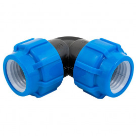 Отвод ПНД компрессионный 75 мм (Политэк)