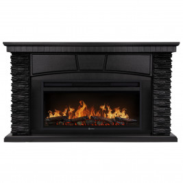 Каминокомплект: Очаг Electrolux EFP/P-4220LS, портал Porto 42/40/36 камень чер. шп. венге