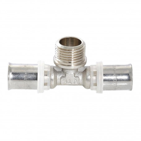 Тройник пресс Valtec VTm.233.N.160416 НР 16х1/2"х16
