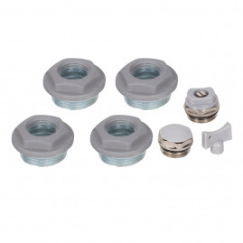 Комплект монтажный Royal Thermo 1”х 1/2" серебристый