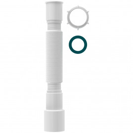 Труба гибкая "Aquant" 1 1/2"х40/50 белая (T103-85-MR)