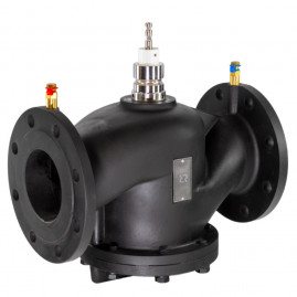 Клапан балансировочный комбинированный РИДАН AQF-R DN80 PN16, с ниппелями, фланцевый