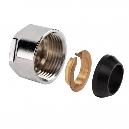 Набор подключения Royal Thermo Design 1/2" ВР - 15 мм (хром)