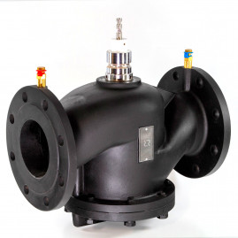 Клапан балансировочный комбинированный РИДАН AQF-R DN150 PN16, с ниппелями, фланцевый