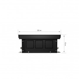 Конвектор внутрипольный Royal Thermo ATRIUM-90/200/2400-DG-U-LB