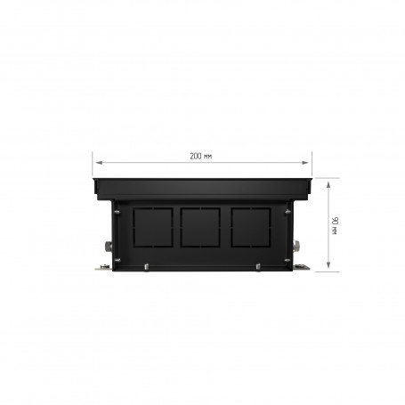 Конвектор внутрипольный Royal Thermo ATRIUM-90/200/2400-DG-U-LB