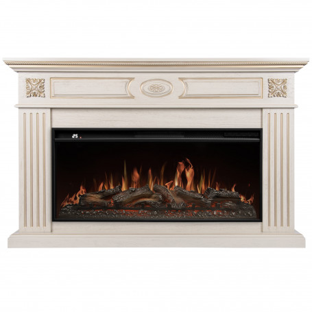 Портал Firelight Siena 42/40/36, слоновая кость с золотой патиной