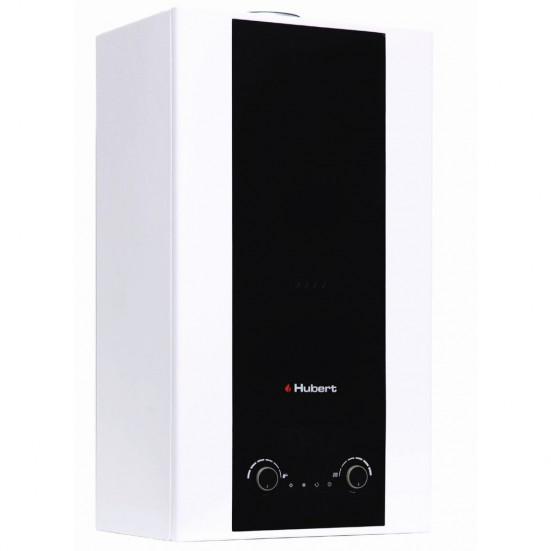 Котел газовый HUBERT AGB 24WLB настенный, 1 конт., закр.кам.сгор. с трехход. клап.