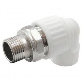 Угольник с американкой для радиатора НР 25 х 1/2" (60/15) VALFEX