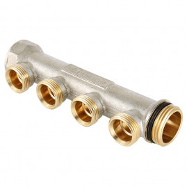 Коллектор наружная резьба 4 выхода 1" * 3/4" (VTc.500.NE) (Valtec)