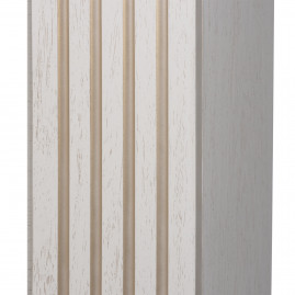Каминокомплект: Очаг Electrolux EFP/P-3620LS, портал Siena 42/40/36, сл. кость с зол. патиной