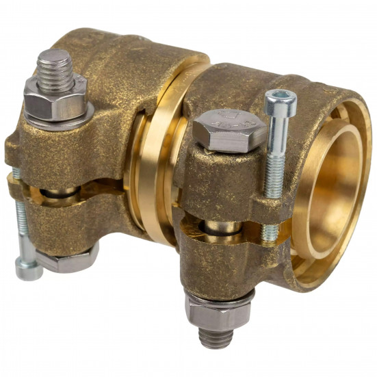 Соединитель зажимной Usystems для полимерных труб PN6 32x2,9-32x2,9