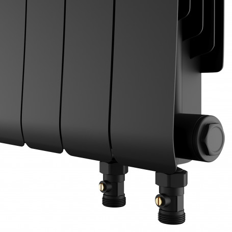 Радиатор биметаллический Royal Thermo Infinity 300 Noir Sable VR80 - 10 секц.