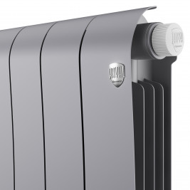 Радиатор биметаллический Royal Thermo Infinity 300 Silver Satin VR80 - 10 секц.