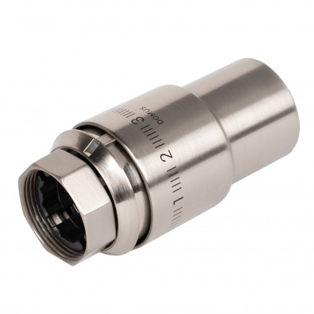 Термоголовка жидкостная Royal Thermo Design PRO М30х1,5 (матовый никель)