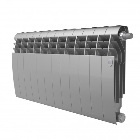 Радиатор Royal Thermo BiLiner 350 /Silver Satin VR - 12 секц.