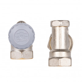 Набор термостатический для радиатора осевой Royal Thermo 1/2" Click