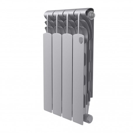 Радиатор Royal Thermo Revolution Bimetall 500 2.0/Silver Satin  -  4 секц.
