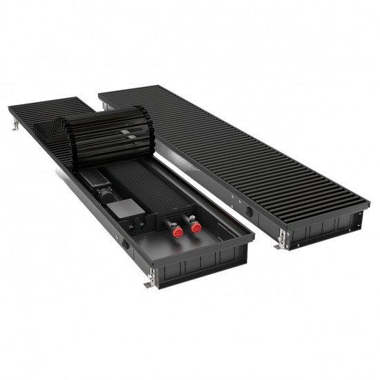 Конвектор внутрипольный Royal Thermo ATRIUM TURBO-80/180/1700-DG-U-BL