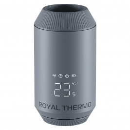 Термостат радиаторный электронный Royal Thermo Smart Heat 2.0, серебристый