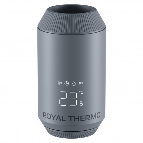 Термостат радиаторный электронный Royal Thermo Smart Heat 2.0, серебристый